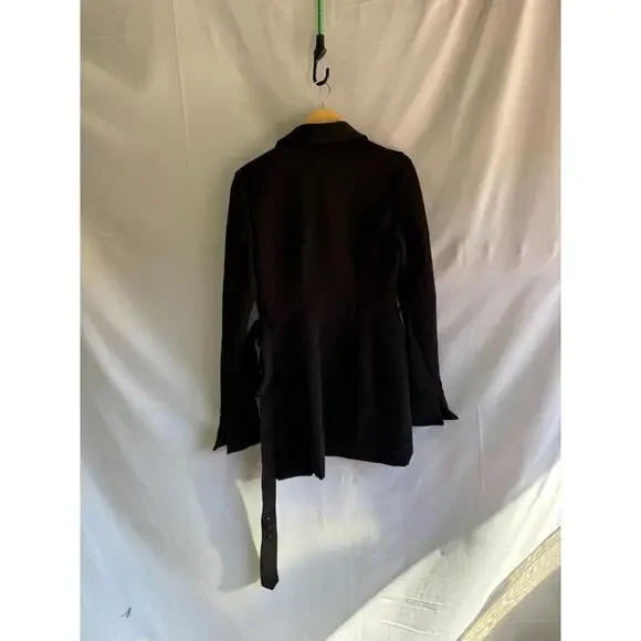 Toccin Valerie Long Sleeve Dress Size 8 Black